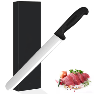 Cuchillo profesional para jamón y pan de 10 pulgadas con molinillo hueco, accesorios de cocina, herramientas pequeñas, suministro de equipos, mango de plástico - Product Image 3