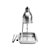 Lampe de maintien au chaud isolante, corps entièrement en acier inoxydable antirouille, résistante aux environnements gras et humides, pour station de chauffage alimentaire OEM/ODM à long terme
