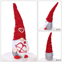 Nouveau Mr et Mme scandinave suédois nain Figurines noël saint valentin Gnome peluche noël Table décor cadeaux présents