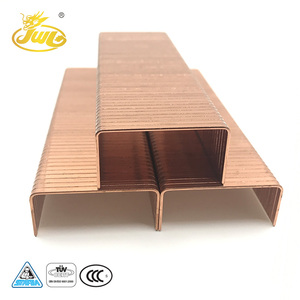 Nouveau Style Cuivre Plaqué 16GA <span class=keywords><strong>U</strong></span> Type <span class=keywords><strong>Clou</strong></span> <span class=keywords><strong>En</strong></span> Acier 35MM Emballage Carton de Base - Product Image 5