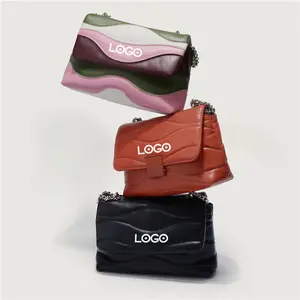 11947 borsa e borsette in pelle da donna in PU sostenibile personalizzata 2023 borse a tracolla Patchwork borsa di lusso trapuntata marche famose