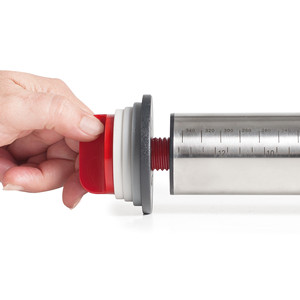Mattarello in Acciaio Inossidabile con Anelli da 34 Cm per Impastare - Product Image 2