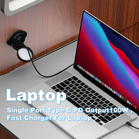 Chargeur de bus pour ordinateur portable personnalisé 100W à montage en surface entrée Dc 12V 24V prise de chargeur de port Usb avec Qc 3.0 Usb-C et Usb-A Pd 3.0