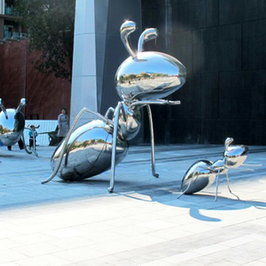Escultura <span class=keywords><strong>de</strong></span> hormiga <span class=keywords><strong>de</strong></span> acero inoxidable K429, diseño personalizado, decoración <span class=keywords><strong>de</strong></span> hormiga, escultura <span class=keywords><strong>de</strong></span> jardín, estado animal - Product Image 3