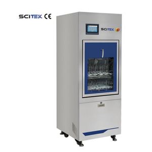 Laveuse de verrerie automatique SCITEK 320 L rondelle de verrerie à Double porte certifiée CE pour laboratoire - Product Image 6