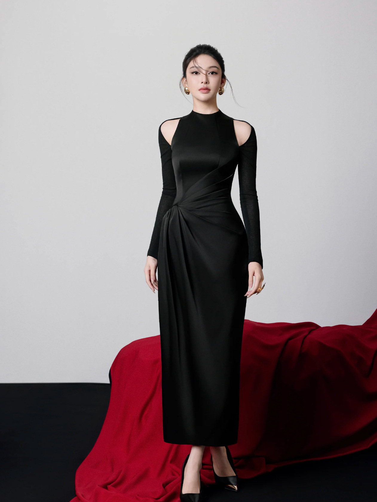 chinese dress ladies Mulberry Silk Vietnamese Long Dress AO Dai/Dress Only