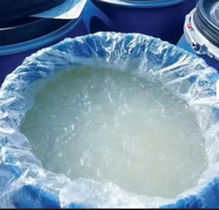 SLES 70 كبريتات لوريل إيثر الصوديوم CAS 68585-34-2، درجة مستحضرات التجميل، معجون أبيض أصفر فاتح، مادة خافضة للتوتر السطحي أنيونية، مادة خام للمنظفات