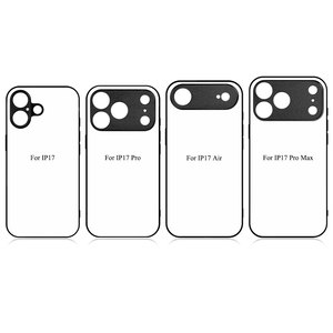 Coque de téléphone vierge en TPU pour sublimation pour iPhone 17 Pro Max, avec cadre de caméra floqué et insert en aluminium, impression personnalisée DIY, antichoc - Product Image 6