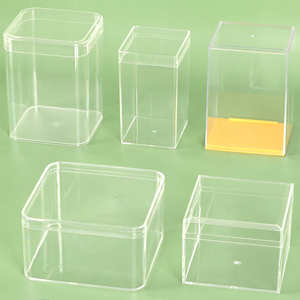 SUNSHING Transparent Funko Pop Protector <b>Box</b> Plastic Toy Display Case Storage Container for Beanie Baby Candy Snack <b>Bakery</b> - Product Image 3