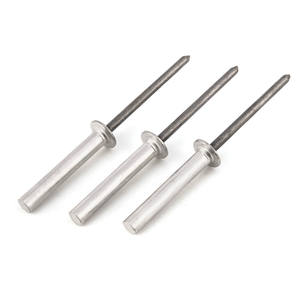 Rivets aveugles de type fermé Tête de dôme Tête ronde et plate Aluminium/Acier au carbone/Acier inoxydable <span class=keywords><strong>Rivet</strong></span> aveugle à extrémité fermée 304/316 - Product Image 4