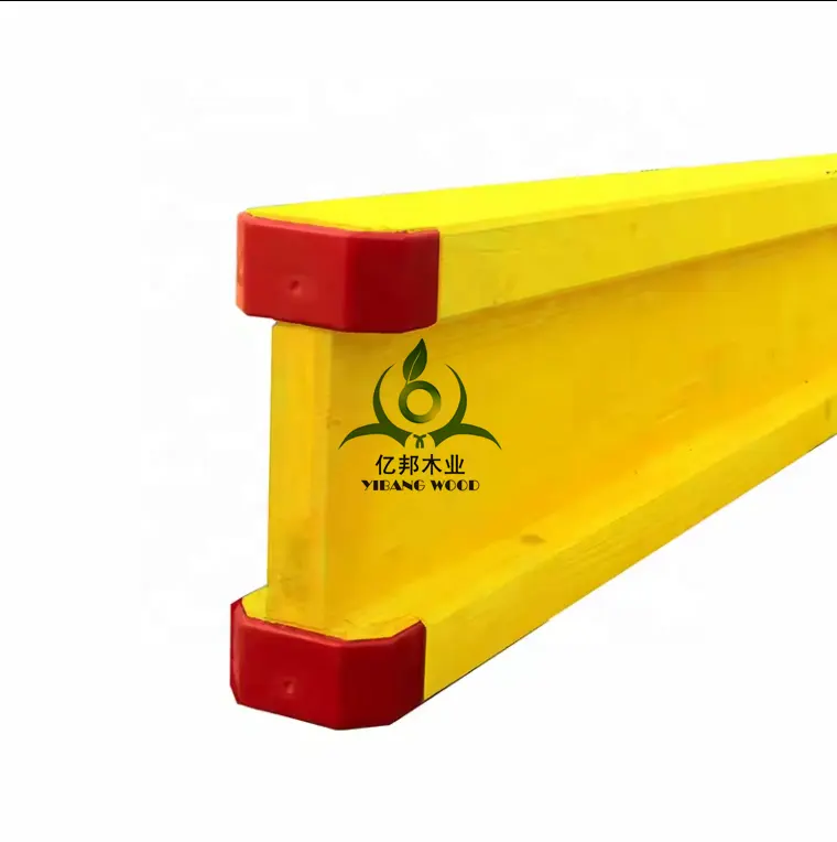 Manufacturer Building Material H20 Yellow Timber Beam Used For Construction Formwork H20 Wood beam