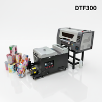 Printer DTF-300 Inkjet Baru dari BL Factory Outlet dengan Pengocok Bubuk A3, Tinta DTF Otomatis untuk XP600 I1600 I3200