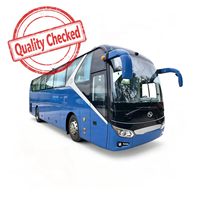 Autocar de tourisme d'occasion Kinglong XMQ6125, 54 places, année 2017, moteur Weichai 336HP Euro V Diesel, suspension pneumatique, retardateur