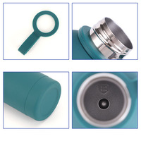 Termo de Acero Inoxidable Moderno con Revestimiento de Goma y Agarre Ergonómico Atlas DrinkWare 350ml/500ml/750ml/1000ml, Portátil y Ecológico para Viajes