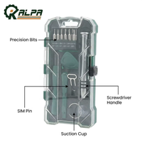 Convient aux drones, ordinateurs, iPhones, ordinateurs portables, consoles de jeux, montres, lunettes, jeu de tournevis de précision, kit de réparation avancé 18 pièces
