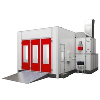 Prix bon marché d'usine de haute qualité cabine de pulvérisation pour la peinture de voiture chambre four de cuisson