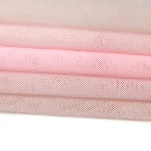 Wholesale 100% NYLON Illusion Tulle Mesh Fabric Pink Color Tulle Net For Tutu Dress Children's Skirt DIY