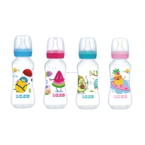 8OZ/240ML Easy Grip PP Standard Baby Feeding Bottle