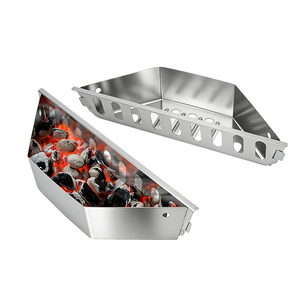 Pinnovo Char-Basket Porte-<span class=keywords><strong>charbon</strong></span> en acier aluminisé, paniers à <span class=keywords><strong>charbon</strong></span> pour grillades indirectes, compatibles avec les grils à <span class=keywords><strong>charbon</strong></span> <span class=keywords><strong>de</strong></span> <span class=keywords><strong>bois</strong></span> <span class=keywords><strong>de</strong></span> grande taille - Product Image 5