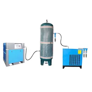 Industrial Used 7.5KW 11KW 15KW 22KW Screw Air Compressor With Tank and Dryer