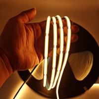 50 mètres de bande lumineuse LED COB Super Long 12V 24V 320 480 Leds/M Ra90 90Lm/W 8mm Led bandes lumineuses