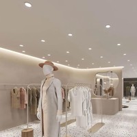 Spot encastré de plafond COB 25 LED réglable blanc avec réflecteur doré, intensité variable et température de couleur réglable