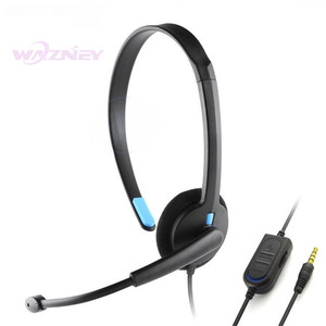 <span class=keywords><strong>Casque</strong></span> d'écoute simple noir 3.5mm avec microphone filaire pour <span class=keywords><strong>Sony</strong></span> PS4 PS5 PlayStation 4 X-ONE Xbox one écouteur de jeu - Product Image 1