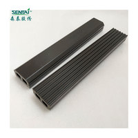 50*28mm wpc de quilla para al aire libre cubierta durable de plástico compuesto de madera joist bpc cubiertas de viga de apoyo ST08A