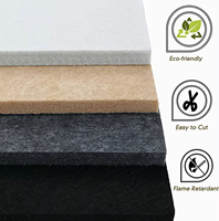 Panneau acoustique en feutre ignifuge écologique haute densité Catalin, réduction du bruit de 90 %, 38 couleurs, tailles personnalisées pour salon, hôtel
