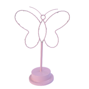 โคมไฟตั้งโต๊ะ LED ทรงผีเสื้อสีชมพูใช้พลังงานจาก2022โคมไฟเหล็กไฟกลางคืนอุปกรณ์ตกแต่งบ้านอัจฉริยะสำหรับบ้านเด็กผู้หญิง - Product Image 6