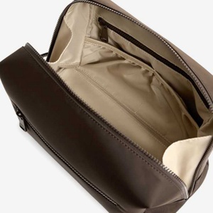 Mode PU cuir sac cosmétique grand voyage sac à glissière sacs de maquillage étanches avec poignée pour femmes hommes voyage en plein air - Product Image 3