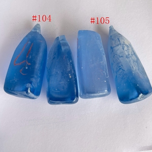 Aigue-marine, spinelle non taillée, pierres précieuses synthétiques brutes pour la découpe de pierres précieuses - Product Image 1