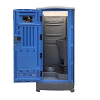 Toilette mobile préfabriquée moderne en plastique HDPE portable avec salle de douche pour les sites pittoresques en plein air et l'utilisation en appartement