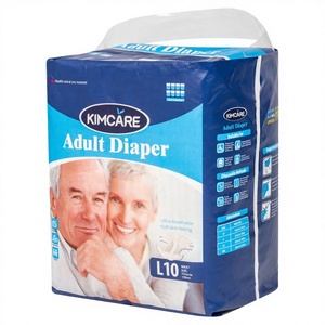 Vente en gros usine : Couches jetables pour adultes de haute qualité, super absorbantes, avec film PE imprimé et protection anti-fuites 3D, pour hommes et femmes âgés - Product Image 3