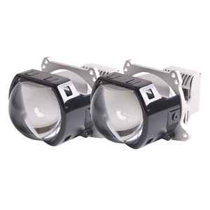 New Updated Car Replacement Headlight 3 Inch A10 Biled Lens 55W 5500K LOW HIGH Beam matrix Projector Headlight Lens for Vehicles - Product Image 1