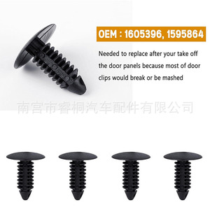 Clips de plástico Shuangxuan 3 en 1 para revestimiento de guardabarros, 120 unidades, para parachoques, cavidades de ruedas y paneles bajo el capó, con herramienta - Product Image 3
