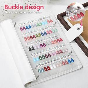 Carte de couleurs pour nail art 120 couleurs, livre d'échantillons de nail art, livre de présentation de couleurs, livre de rangement, faux ongles, outils de pratique de manucure - Product Image 4