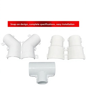Tubería Recta de <span class=keywords><strong>PVC</strong></span> para Cable de Comunicación de Agua, Protección Subterránea, Bomba Térmica, Tubería Semicircular de 50-200 <span class=keywords><strong>mm</strong></span>, Accesorios Compatibles - Product Image 5