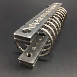 Isolateur de vibrations en acier inoxydable et aluminium haute performance JGX-0240D-3.6A, conception à rigidité <span class=keywords><strong>non</strong></span> <span class=keywords><strong>linéaire</strong></span> pour pompe - Product Image 4