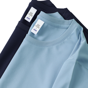 เสื้อยืดผู้ชายสไตล์ <span class=keywords><strong>80s</strong></span> ผ้าไลโอเซลผสม ระบายอากาศได้ดี เหมาะสำหรับใส่ทำงานหรือลำลอง คุณภาพพรีเมียม รับผลิตโลโก้ตามสั่ง ขายส่ง - Product Image 2