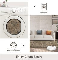 Tapis abstraits modernes ultra-minces pliables à poils ras, adaptés aux animaux domestiques, pour couloirs, cuisines, chambres, lavables en machine, antidérapants, enduits de PVC
