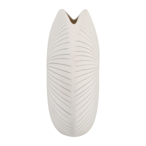 Vaso a conchiglia rotondo a pois, vaso per fiori di ispirazione costiera per soggiorno, camera da letto, ufficio. - Product Image 6