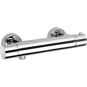 Outil de tournage externe de disque de mélangeur de douche thermostatique à levier unique chromé - Product Image 2