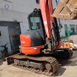 Excavadora de cadenas KX163 usada de alta calidad, 5.6 toneladas, motor de 35.5KW, capacidad de cazo de 0.19m, 0-2000 horas de uso. - Product Image 1
