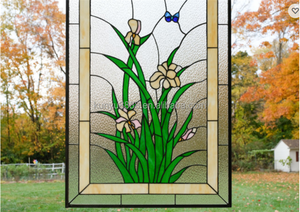 Vidrio Emplomado Sólido Personalizado para Decoración de Puertas y Ventanas de Cocina, Comedor, Dormitorio, Sala de Estar, Hotel y Baño - Product Image 4