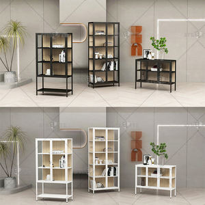 Gabinetes de exhibición de vidrio de metal de una sola puerta 4 estantes <span class=keywords><strong>vitrina</strong></span> de vidrio sala de estar librería <span class=keywords><strong>Vitrina</strong></span> - Product Image 6
