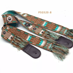 Correas de Guitarra Eléctrica Tejidas en Algodón de Estilo Indio Únicas y Nuevas, Correas de Guitarra Folk con 1.35-1.5m de Largo en Venta - Product Image 3