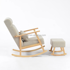 Modern Design Rocking Chair for Nursery Living Room Hospital New Parents Breastfeeding Newborn - Product Image 3