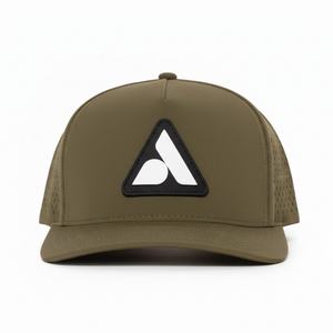 Gorra de Golf Personalizada OEM con Malla Perforada, Logotipo, 5 Paneles, Visera Ligeramente Curvada, Cierre a Presión, Parche de Goma Impermeable - Product Image 2