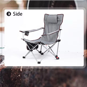Taşınabilir kamp için açık katlanır sandalyeler plaj küçük banklar balıkçılık sandalyeler ofis öğle yemeği molası şezlong katlanır yataklar - Product Image 2